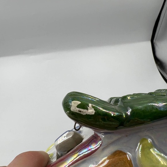 Pencil Tall Skinny Glazed Ceramic Spring Decor House Cottage Chicks Lady Bug - Picture 8 of 10